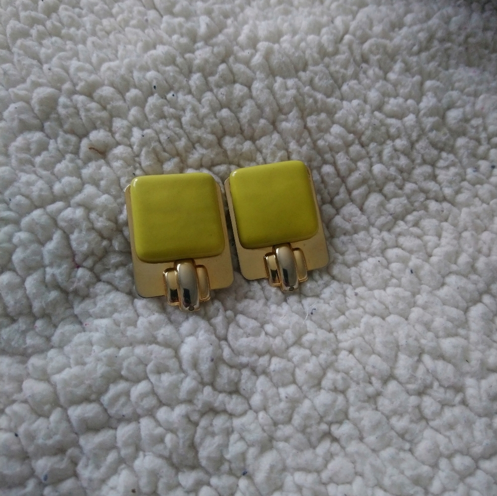 Vintage ceramic earrings